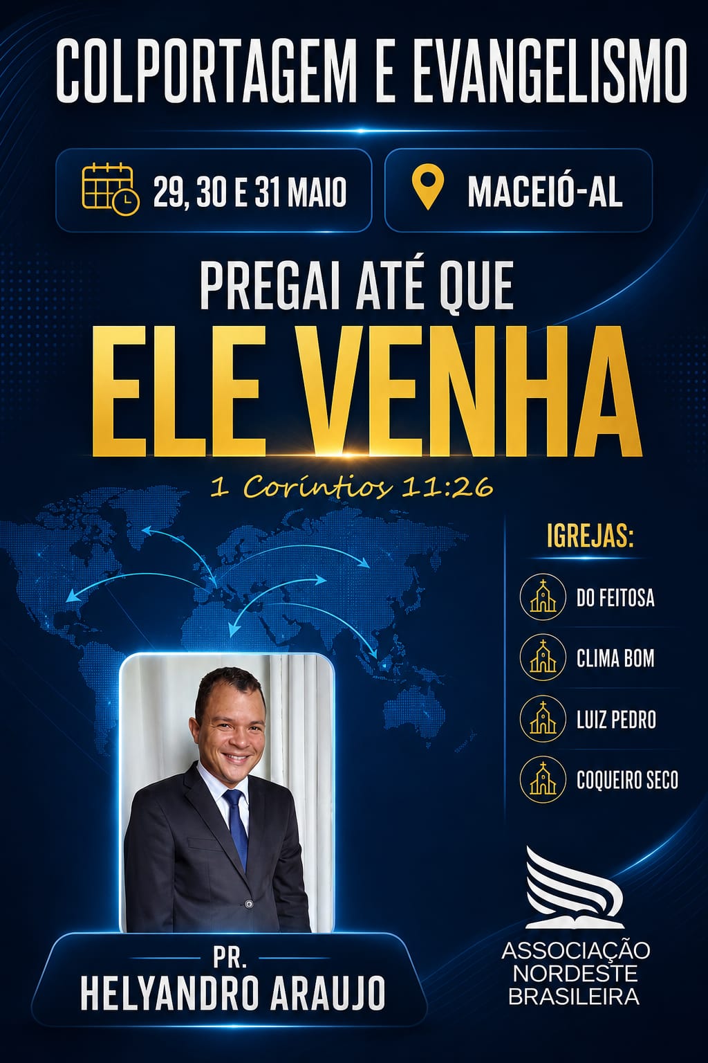 “Pregai Até Que Ele Venha”: Conferência de Colportagem e Evangelismo Fortalece a Missão em Maceió