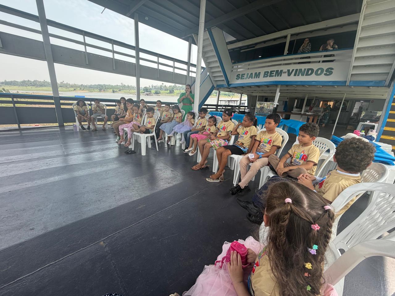 Crianças na classe