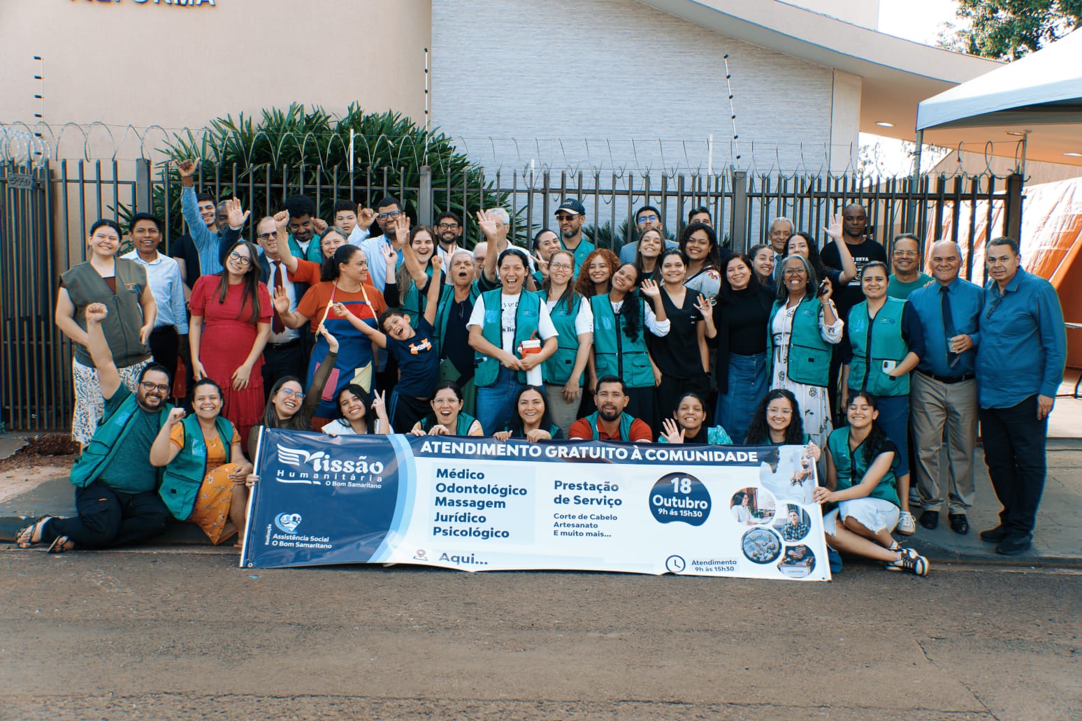 Dia do Servir mobiliza voluntários e oferece atendimentos gratuitos à comunidade em Campo Grande-MS
