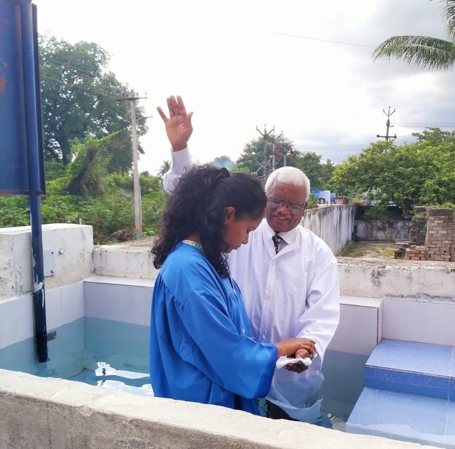 Baptism in Chennai, India
