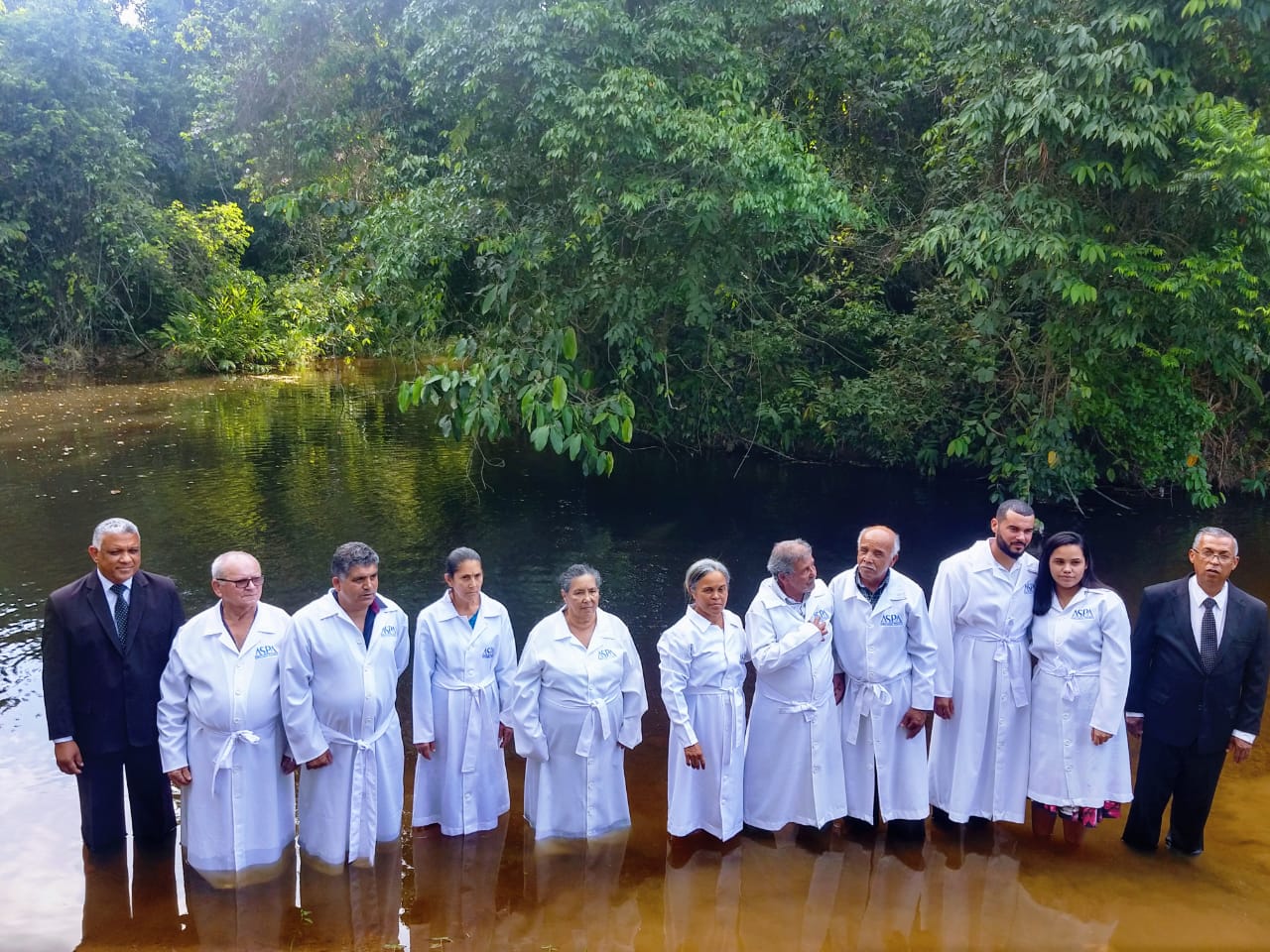 Baptism in the Ribeira Valley, Brazil